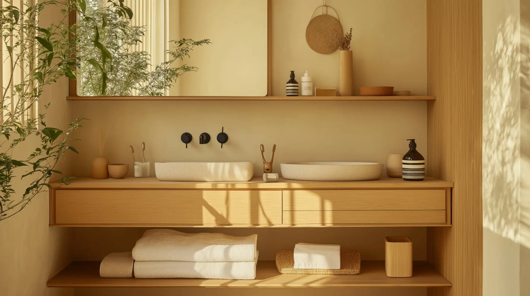 Japandi Powder Room: 10 Inspirations to Create a Tranquil Retreat ...
